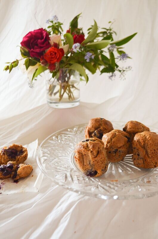 Muffins de arándanos