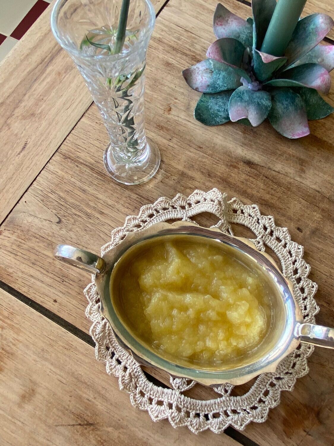 Compota de manzana