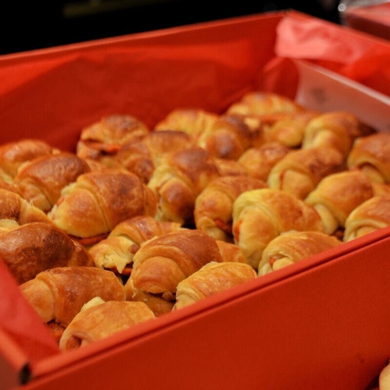 Mini croissants de sobrasada ibérica