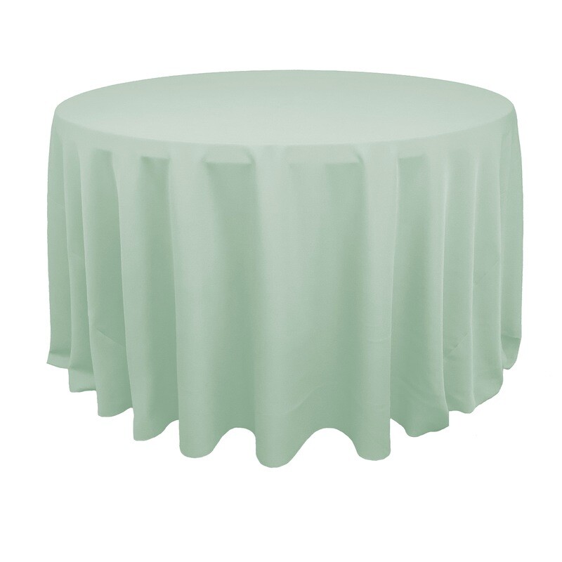 Mint Green Polyester Linens