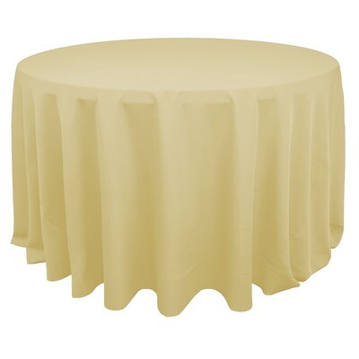 Buttercup Yellow Polyester Linens