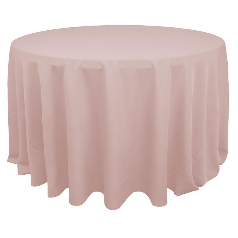 Blush Polyester Linens