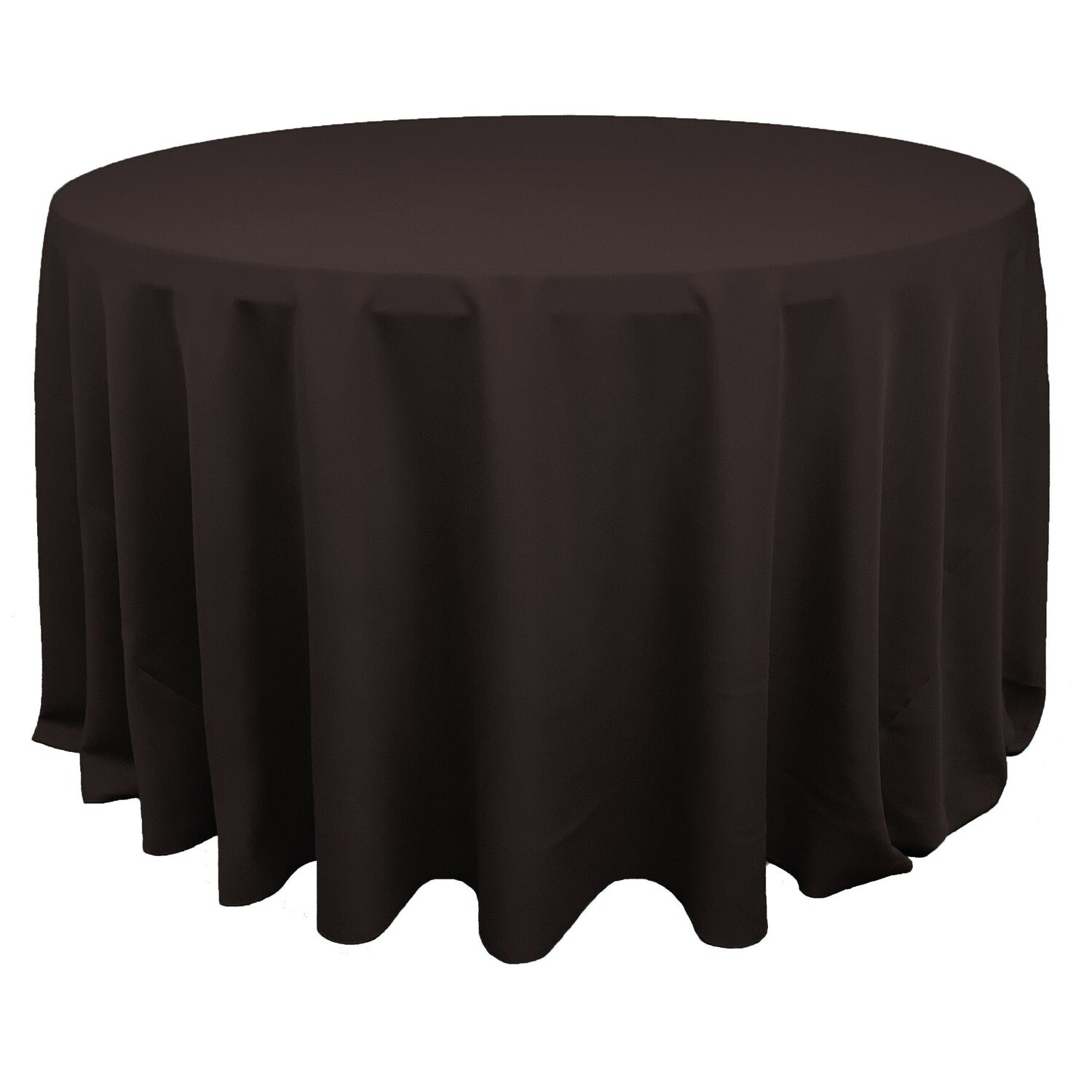 Chocolate Polyester Linens