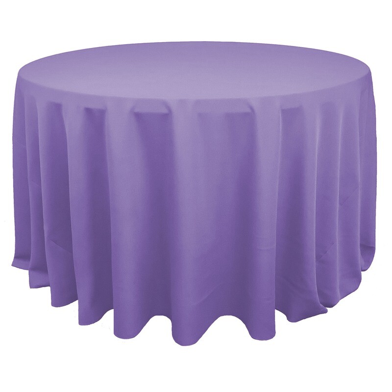 Lilac Polyester Linens