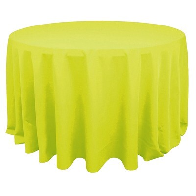 Neon Yellow Polyester Linens