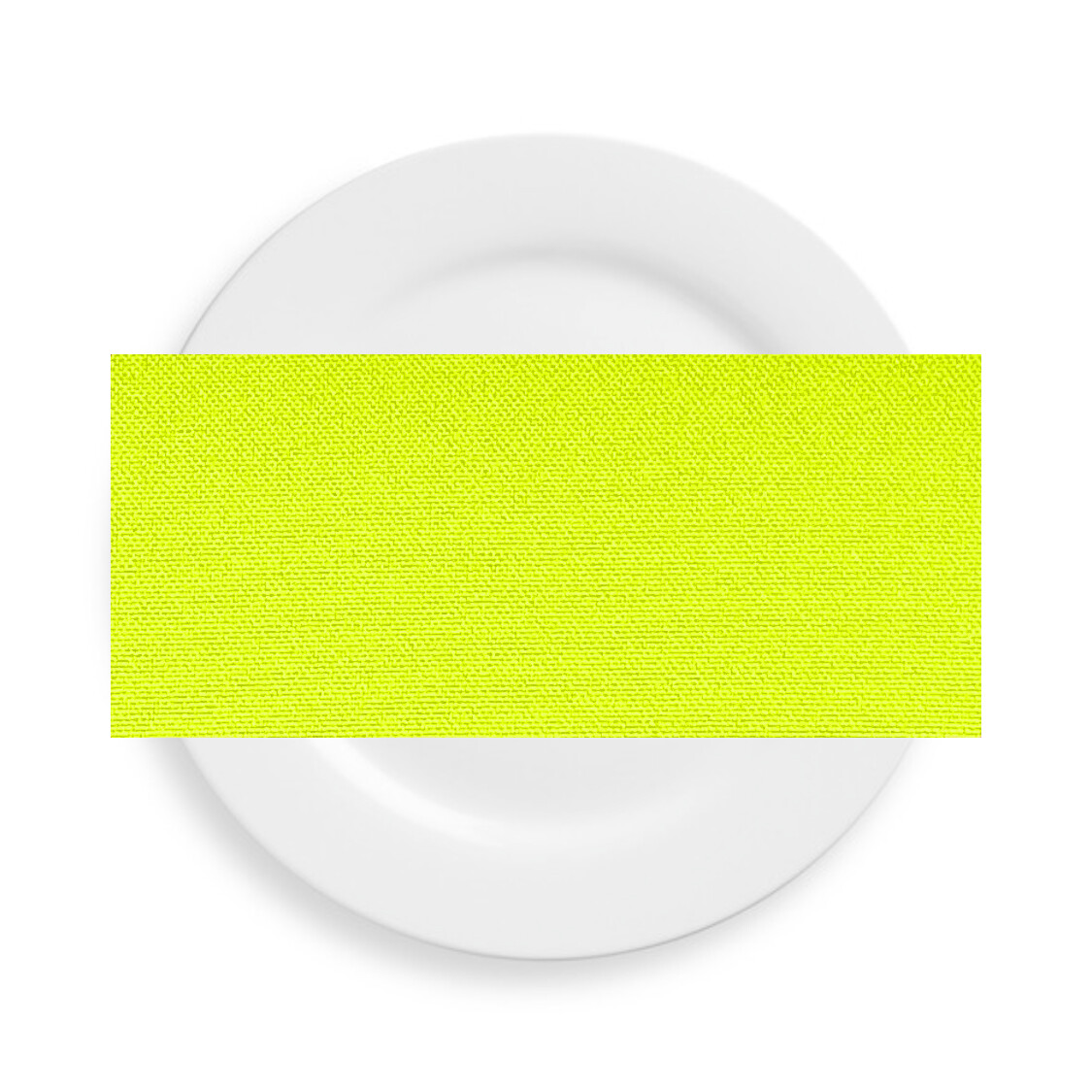 Neon Yellow Polyester Napkins