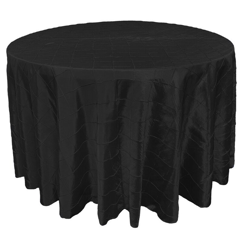 Black Pintuck Linens