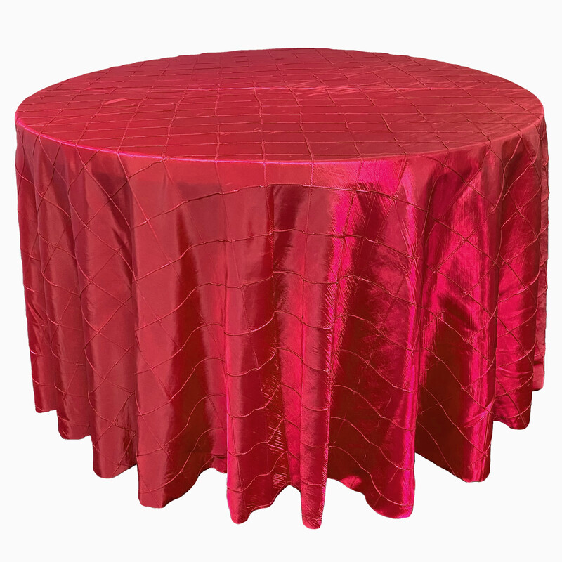 Apple Red Pintuck Linens