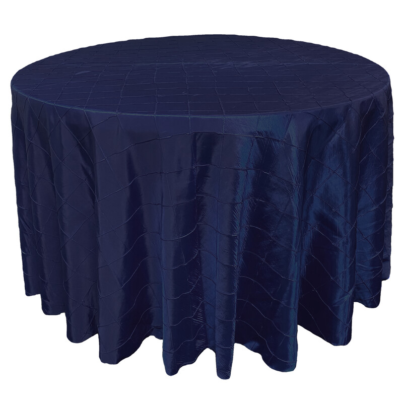 Navy Blue Pintuck Linens
