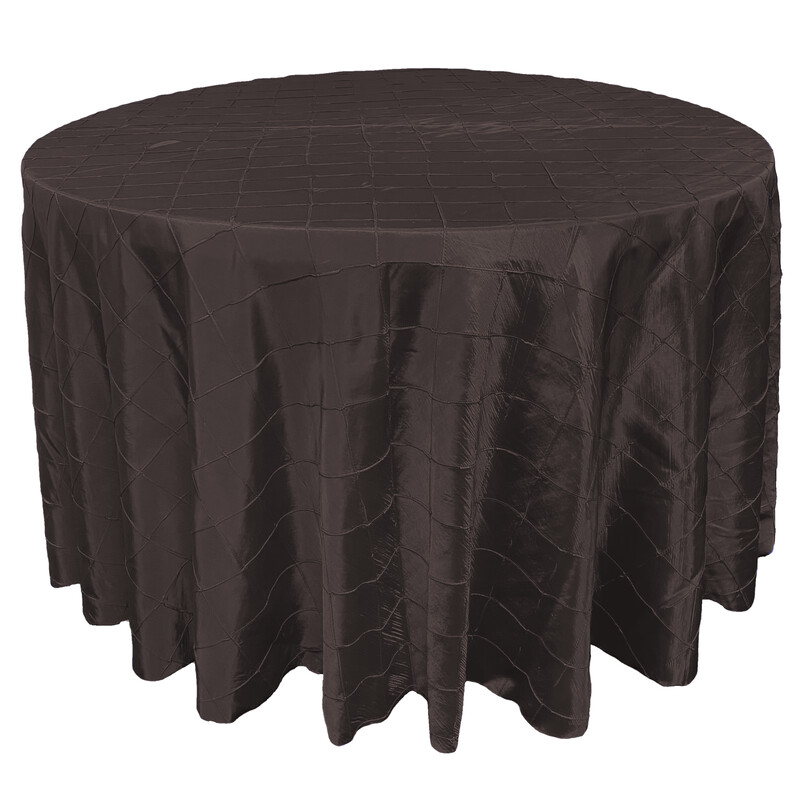 Chocolate Pintuck Linens