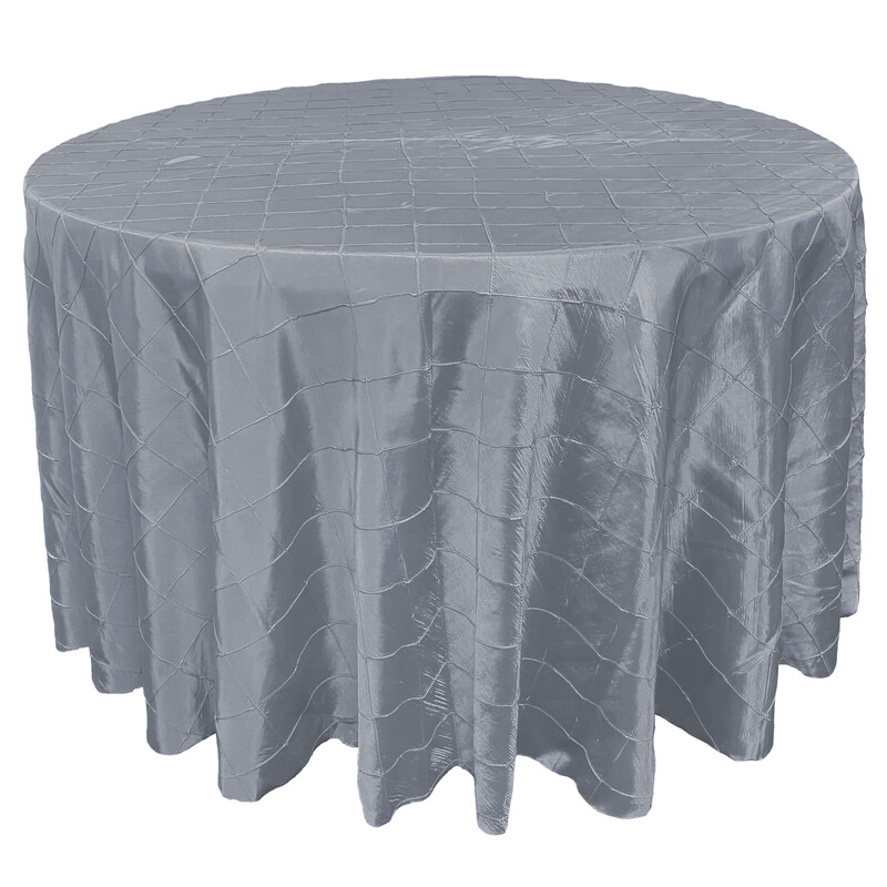 Silver Pintuck Linens