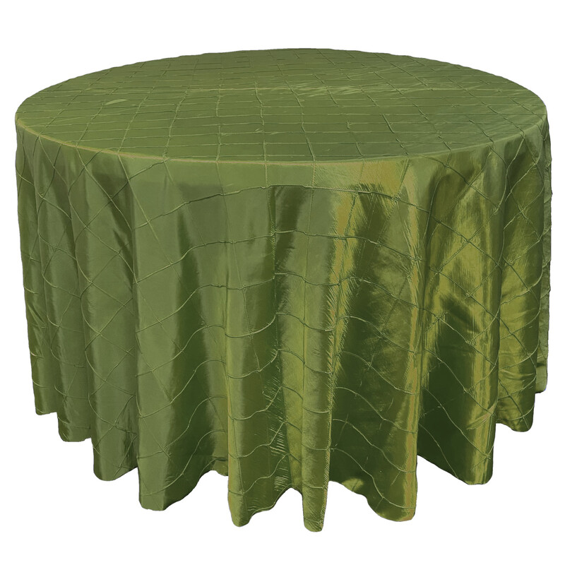 Moss Green Pintuck Linens