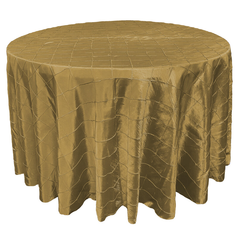 Gold Pintuck Linens