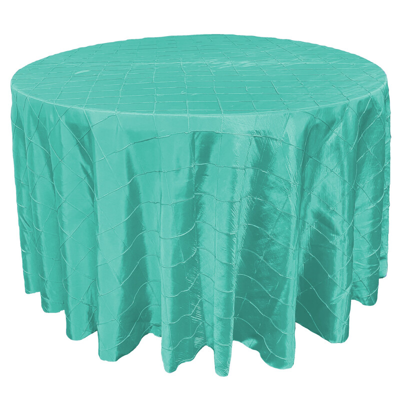 Tiffany Blue Pintuck Linens
