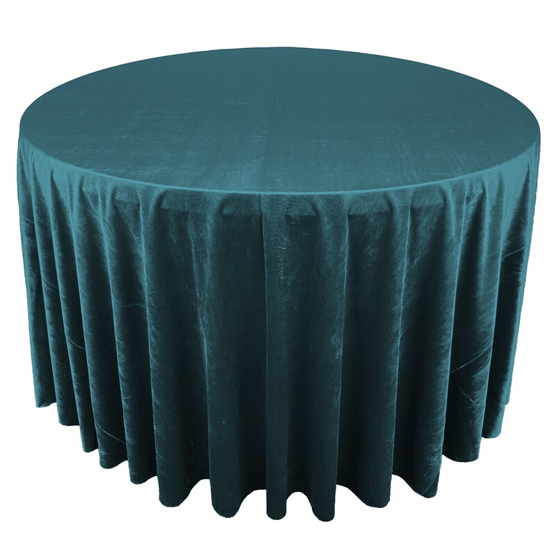 Peacock Premium Velvet Linens