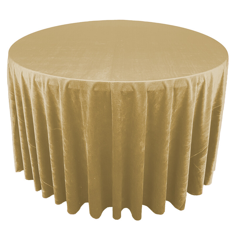 Gold Premium Velvet Linens