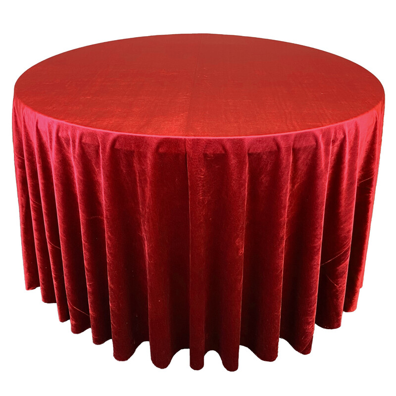 Red Premium Velvet Linens