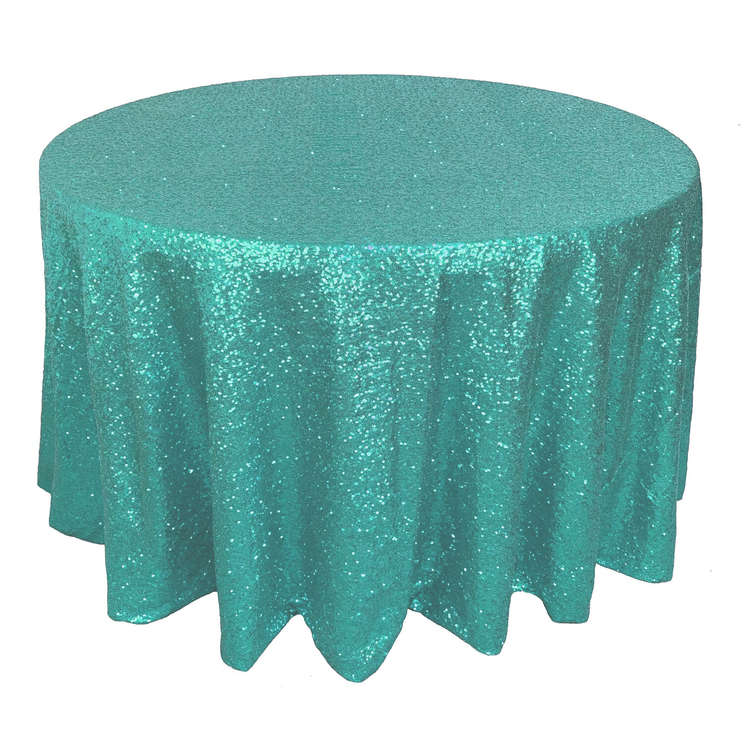 Tiffany Blue Sequin Linens