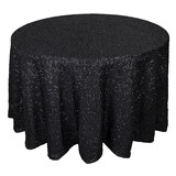 Black Sequin Tablecloth Rental AM Linen Rental