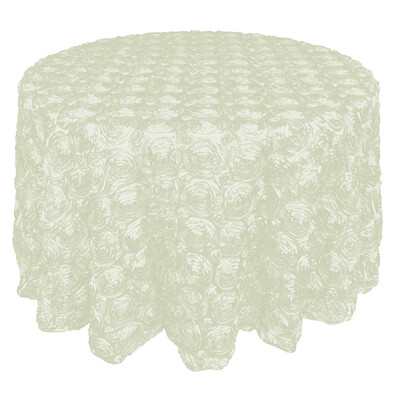 Ivory Rosette Linens