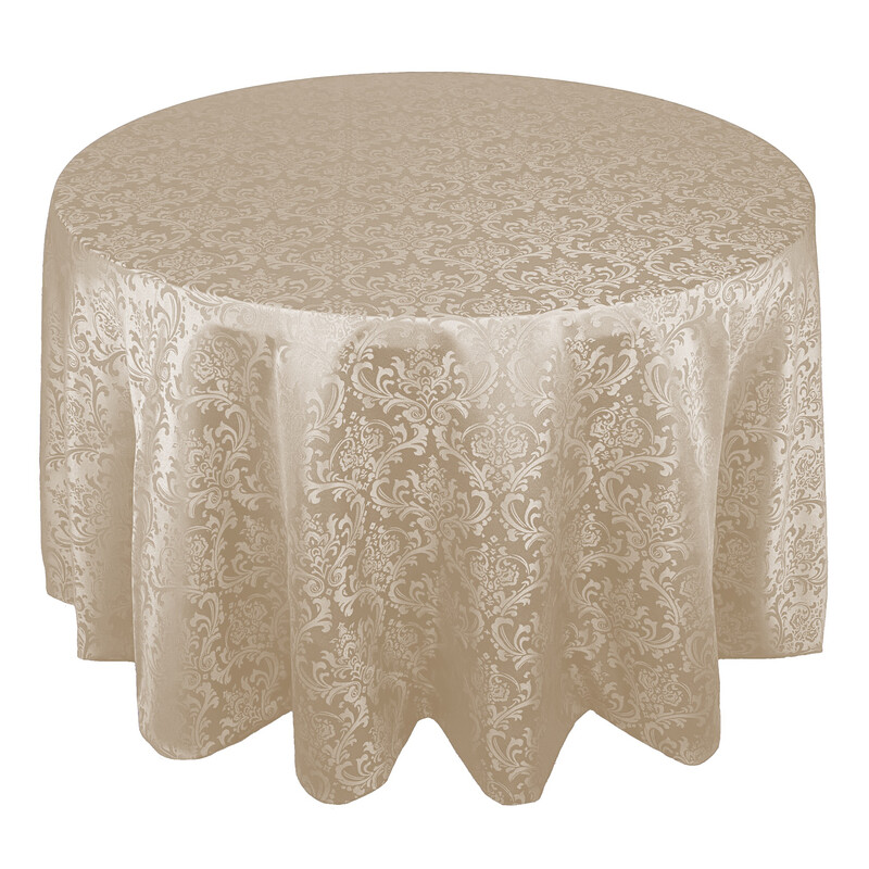 Champagne Damask Linens