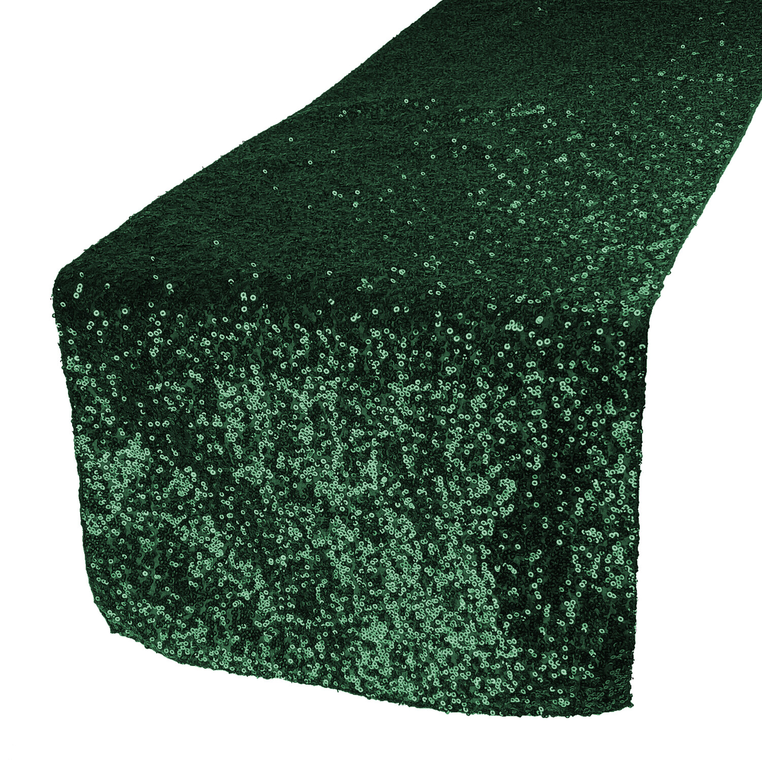 Hunter Green Sequin Table Runners