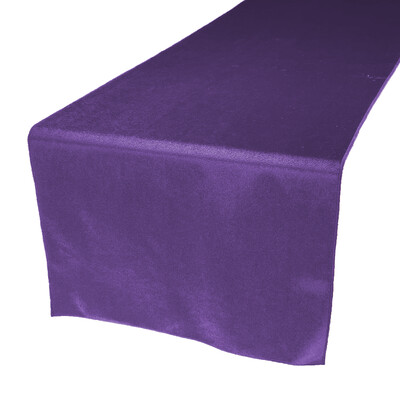 Royal Purple Premium Velvet Table Runners