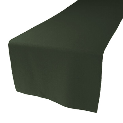 Olive Green Polyester Table Runners