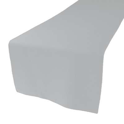 Silver Polyester Table Runners