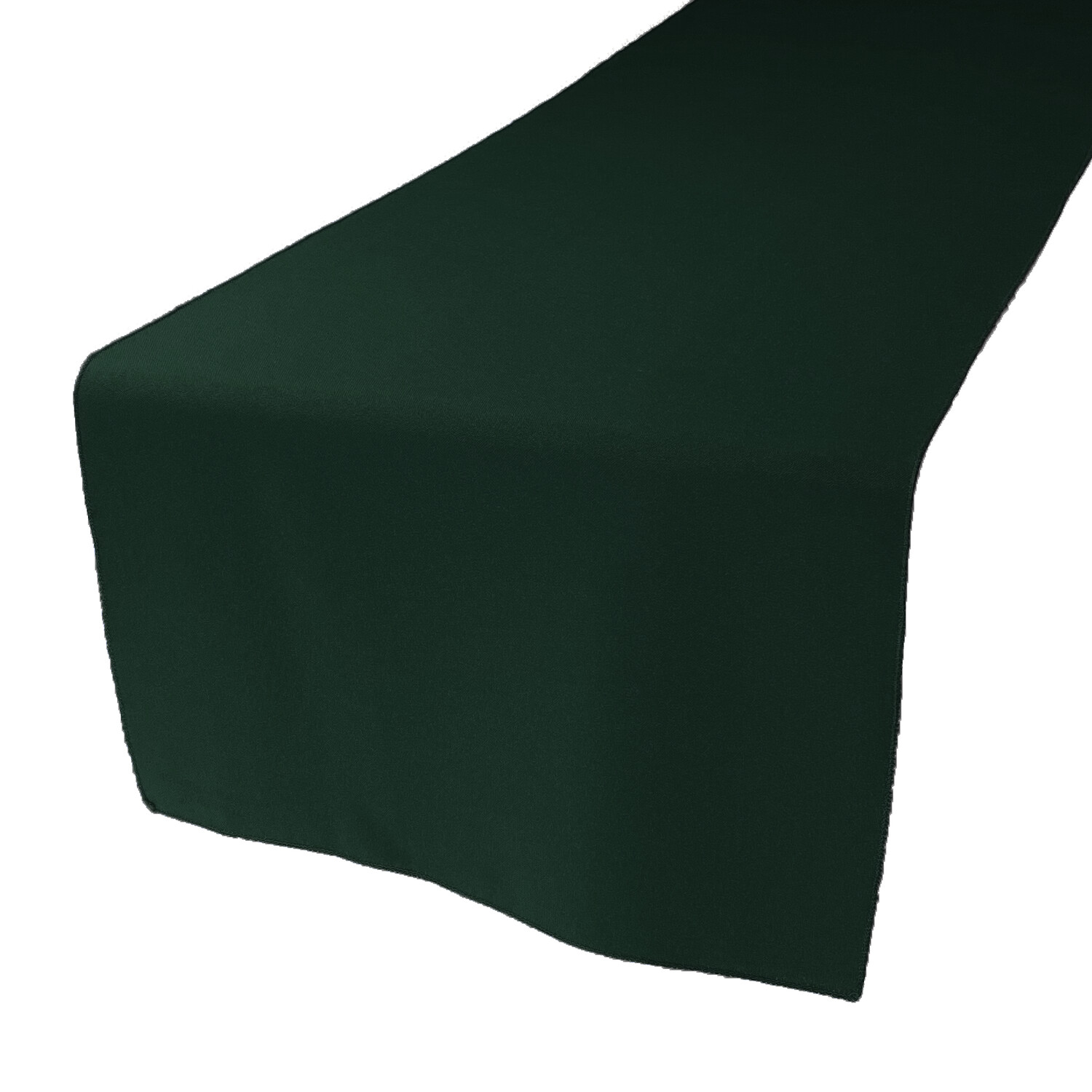 Hunter Green Polyester Table Runners