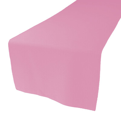 Light Pink Polyester Table Runners