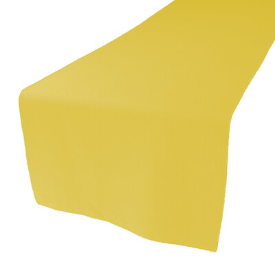 Canary Yellow Polyester Table Runners
