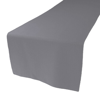 Charcoal Polyester Table Runners