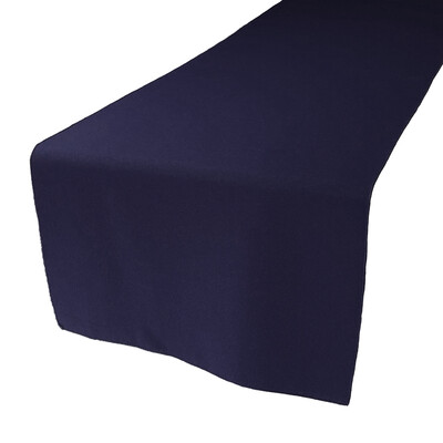 Navy Blue Polyester Table Runners