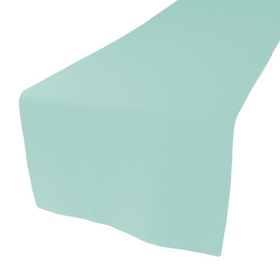 Ice Mint Blue Polyester Table Runners