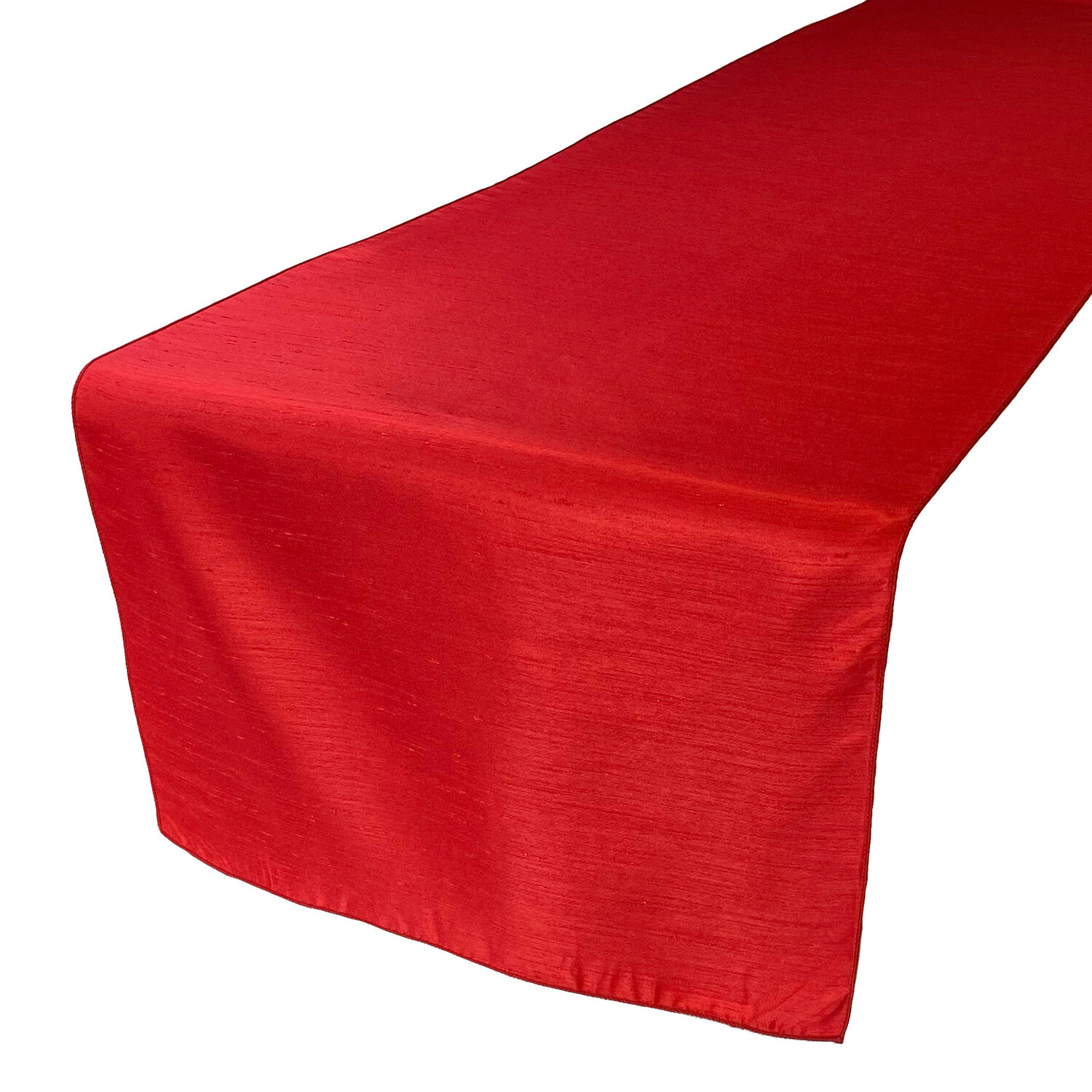 Red Shantung Table Runners