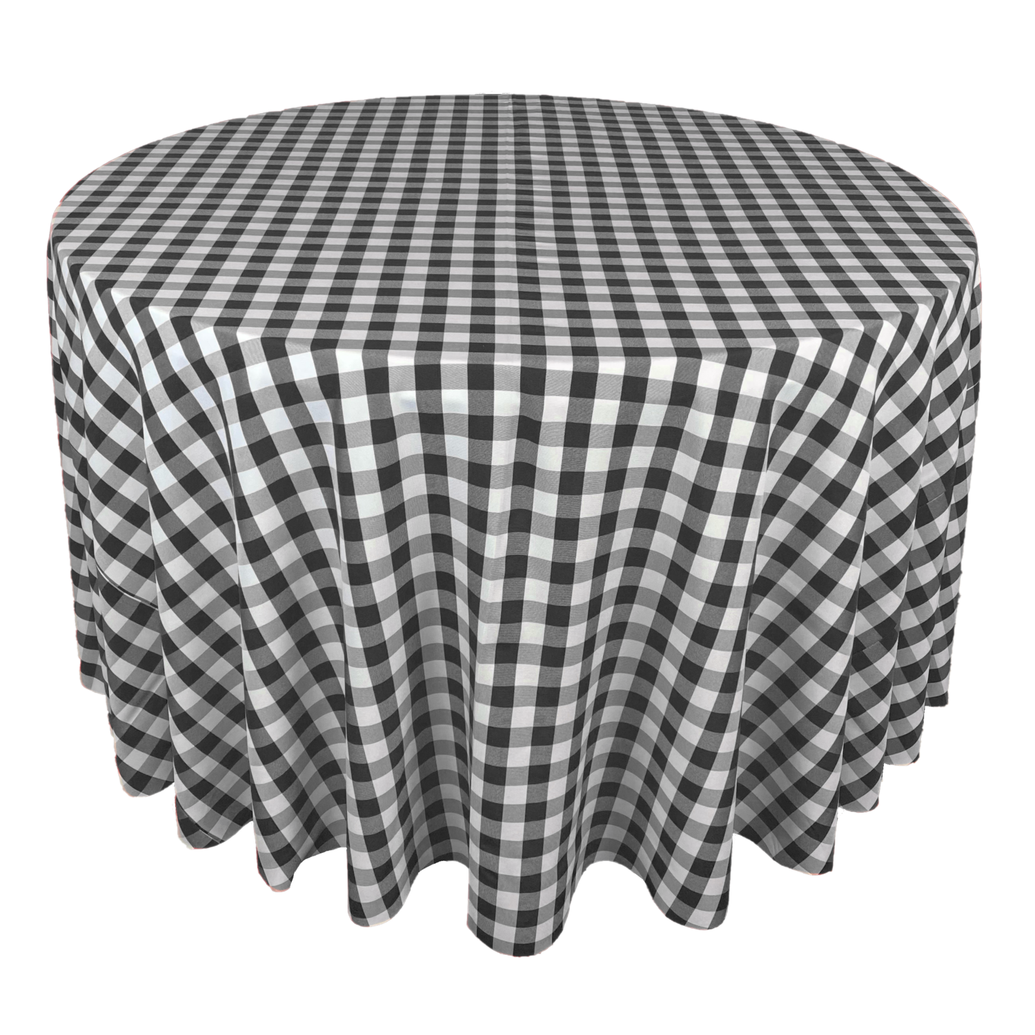 Black & White Picnic Check Linens