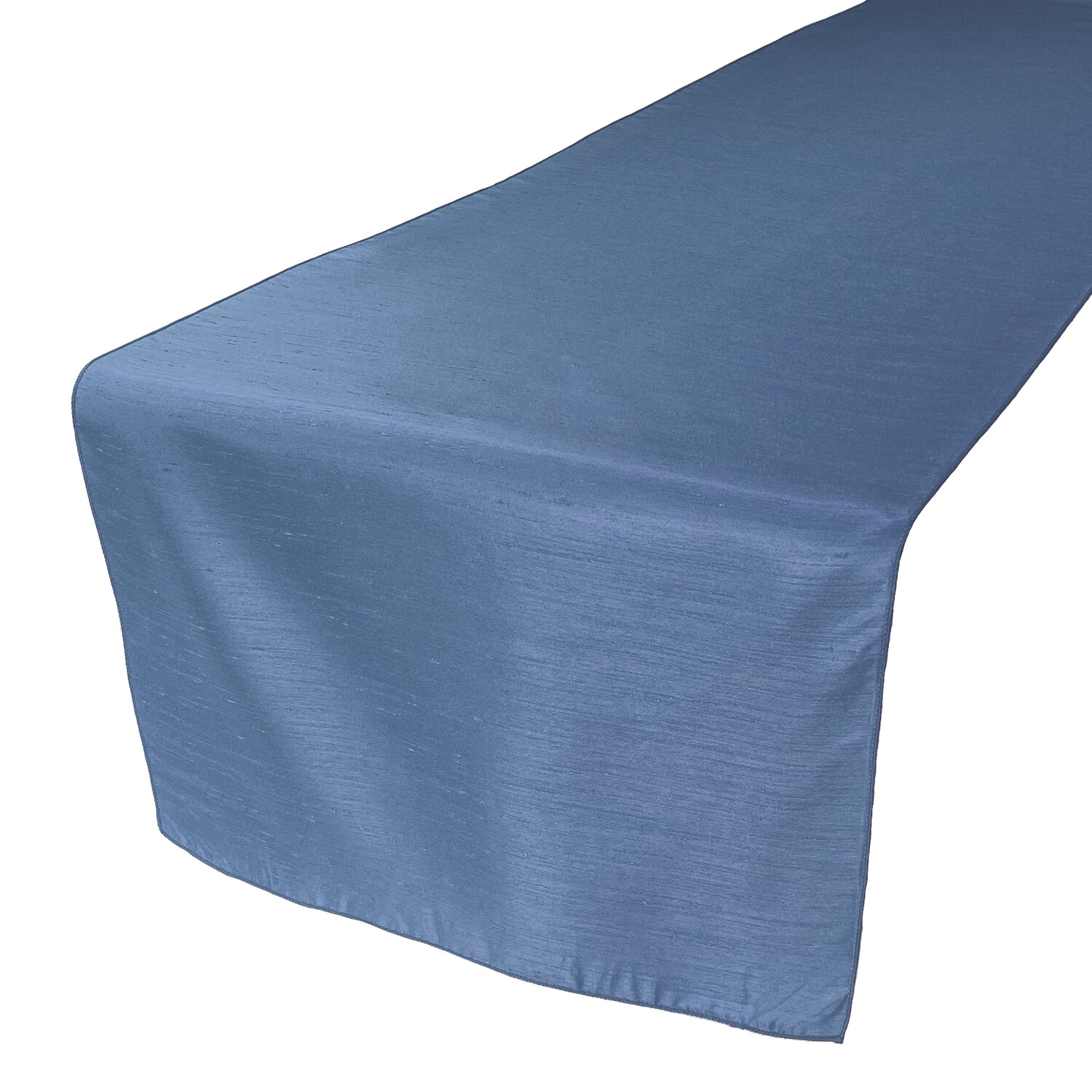 Dusty Blue Shantung Table Runners