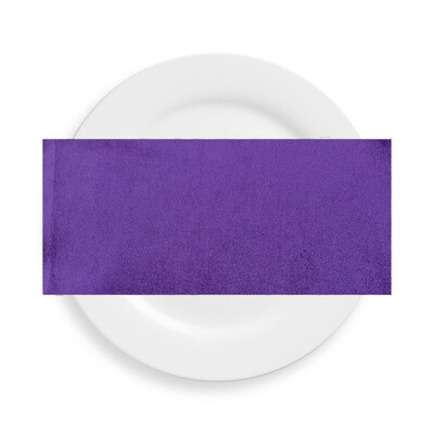 Royal Purple Premium Velvet Napkins