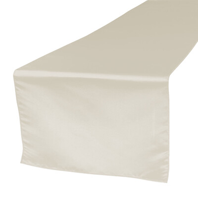 Ivory Lamour Table Runners