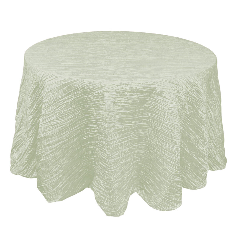 Ivory Crinkle Taffeta Linens