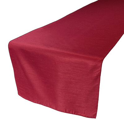 Apple Red Shantung Table Runners