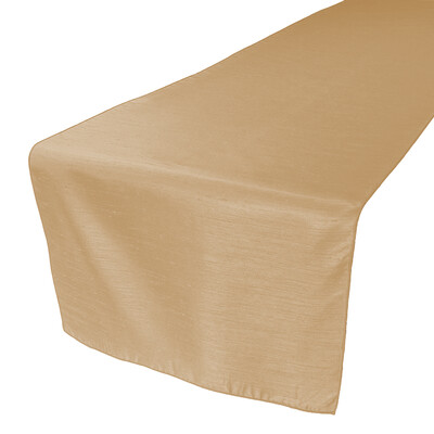 Soft Gold Shantung Table Runners