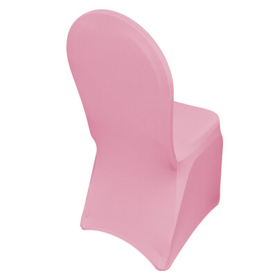 Light Pink Spandex Chair Covers