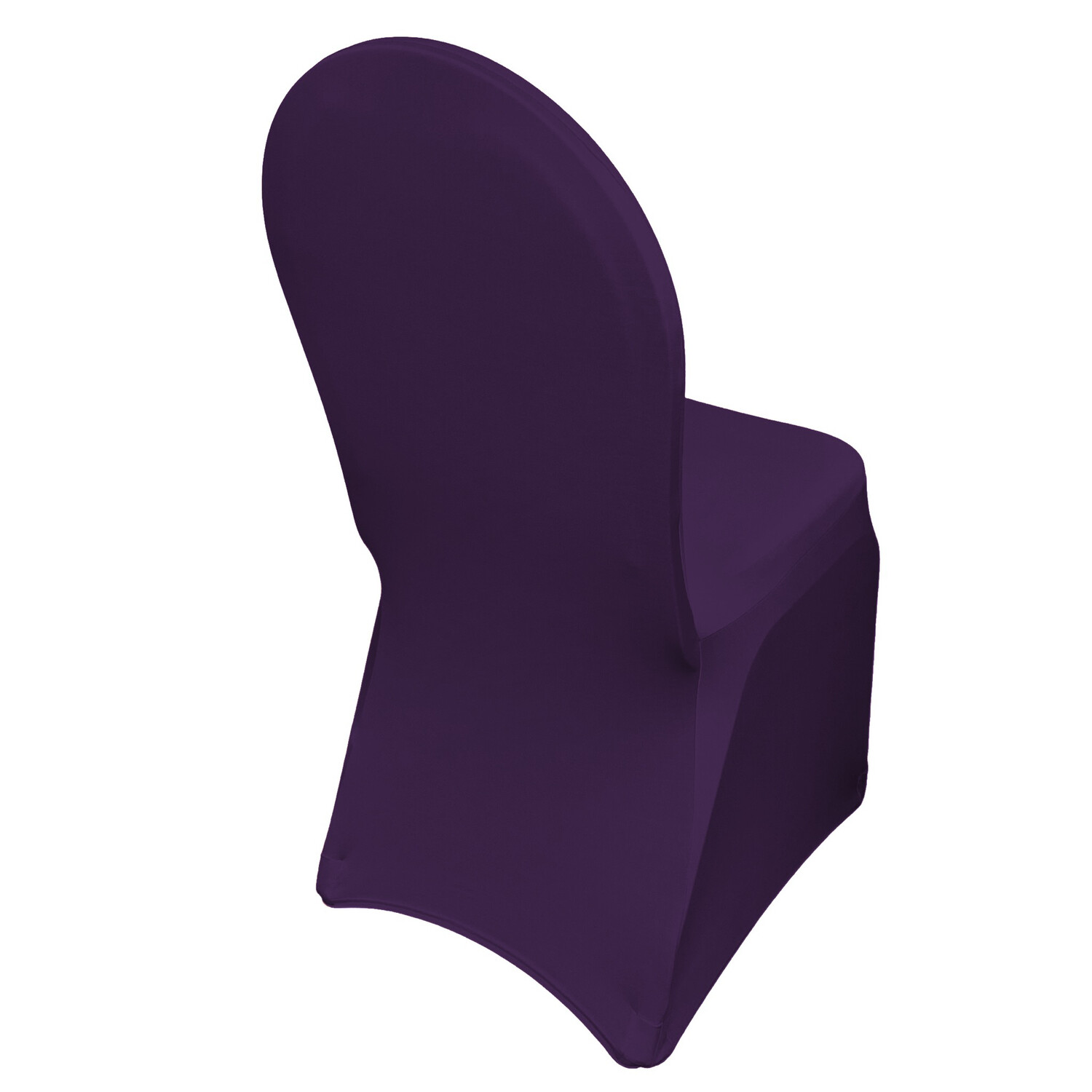 Eggplant Spandex Chair Covers