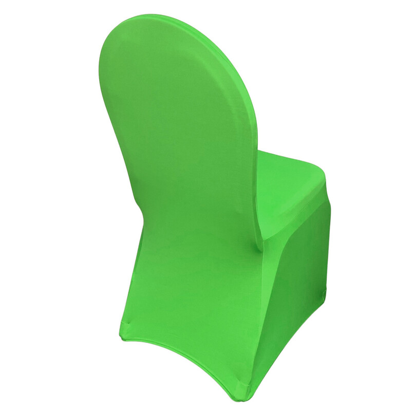 Apple green spandex chair covers new arrivals
