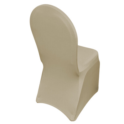 Champagne Spandex Chair Covers