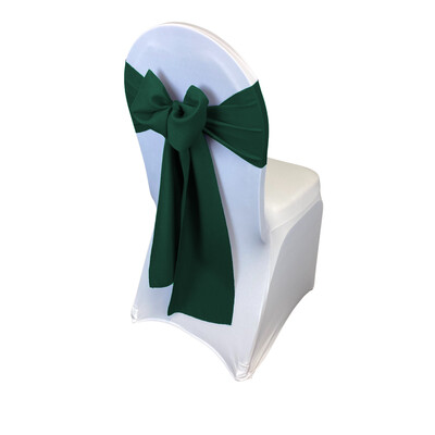 Kelly Green Polyester Chair Sash/Tie