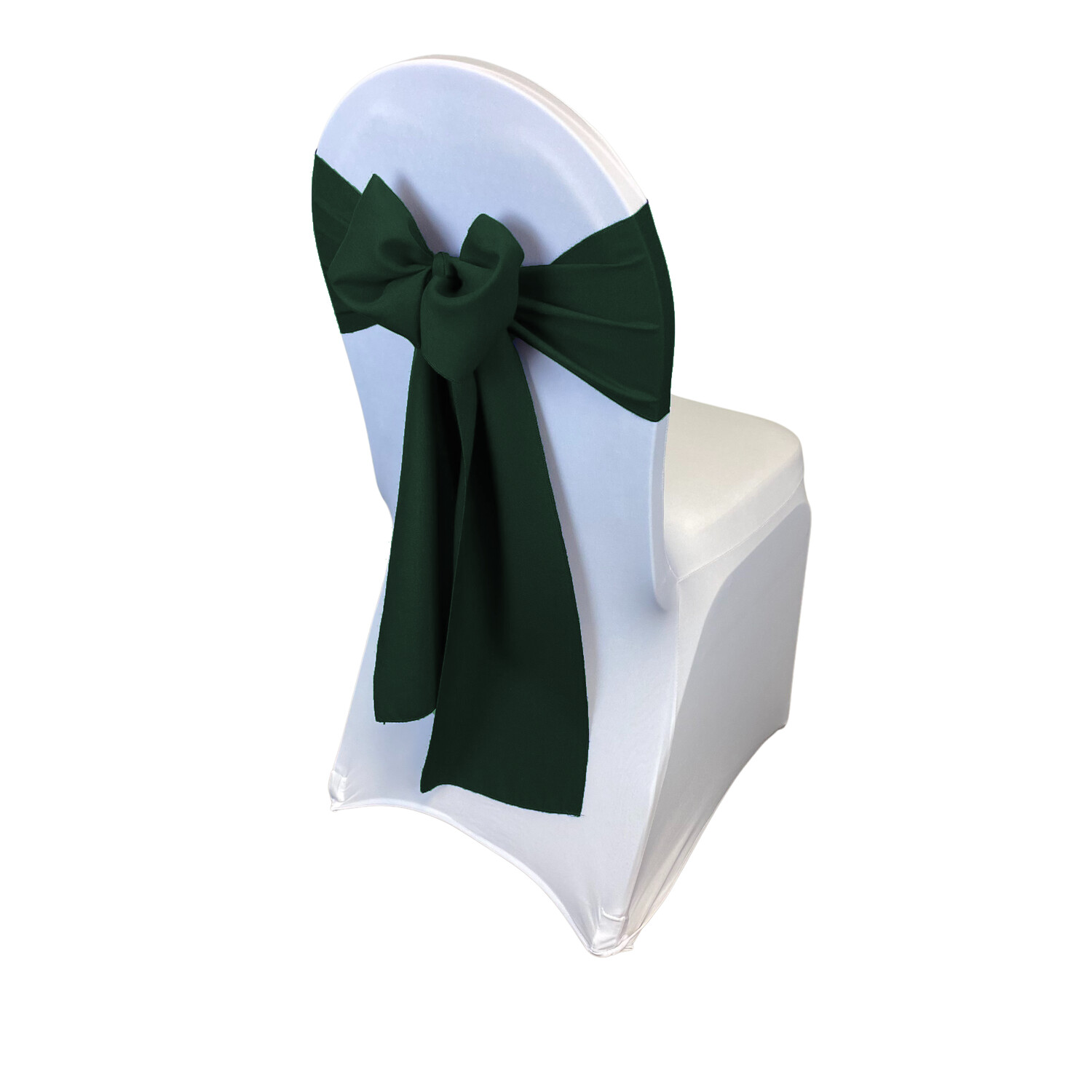 Hunter Green Polyester Chair Sash/Tie