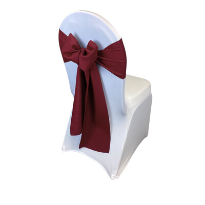 Apple Red Polyester Chair Sash/Tie